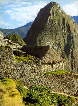 Zicht op Machu Picchu